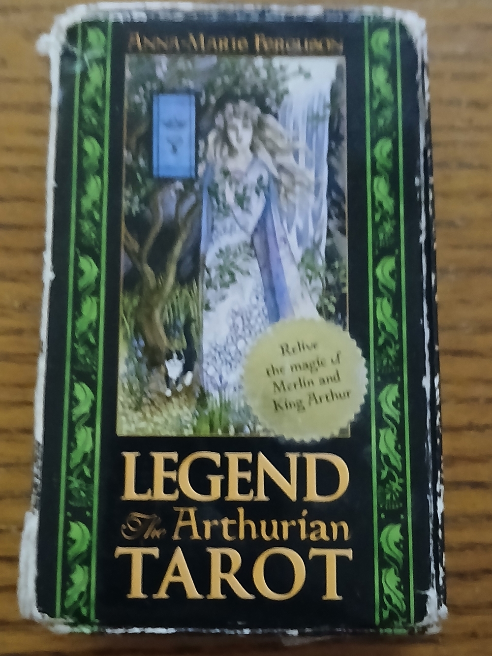**RARE** The Arthurian Tarot Deck — Black and Green
